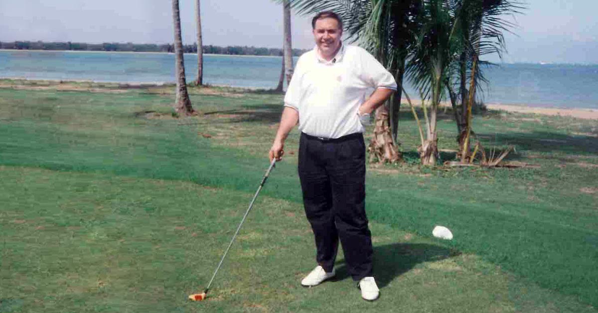 Ron Croatti on the golf course