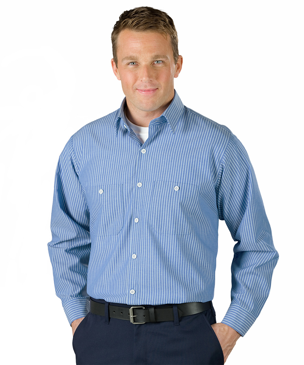 UniWeave® Striped Work Shirts for Uniform Programs