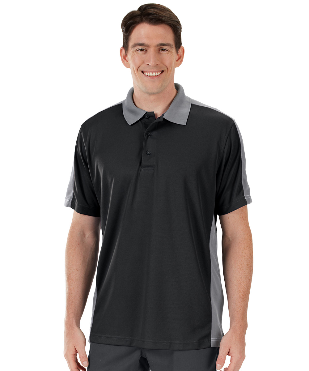 Performance Knit® Short Sleeve Two-Tone Polos | UniFirst