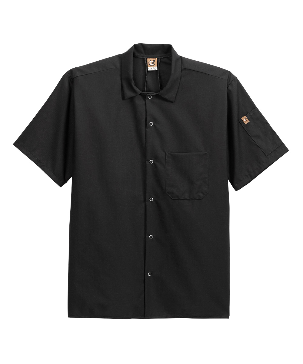 MIMIX™ OilBlok Short Sleeve Cook Shirts | UniFirst