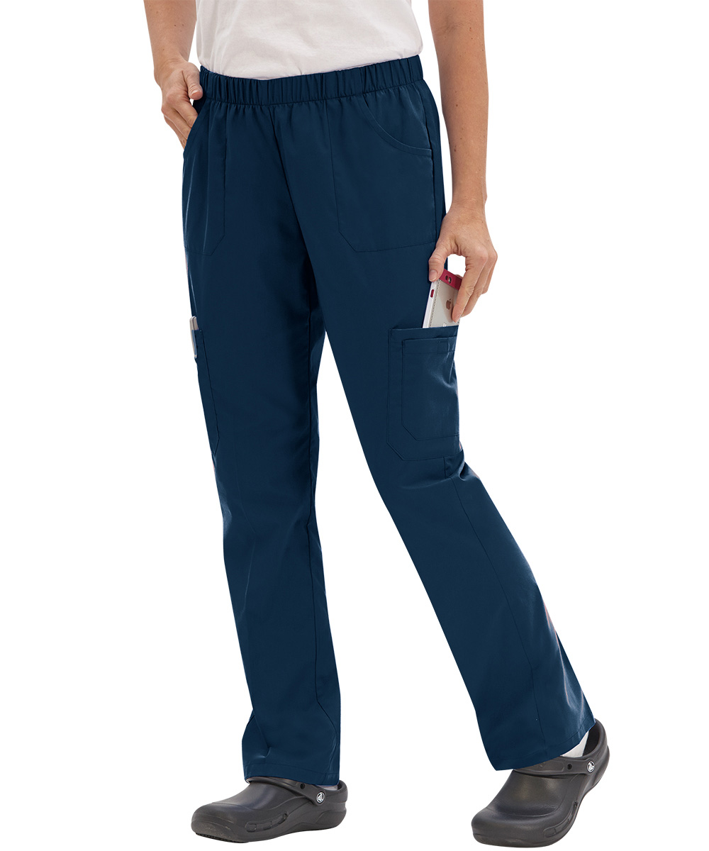 Women's medical tall uniform pants, tall scrub pants by major brand names  in Canada 