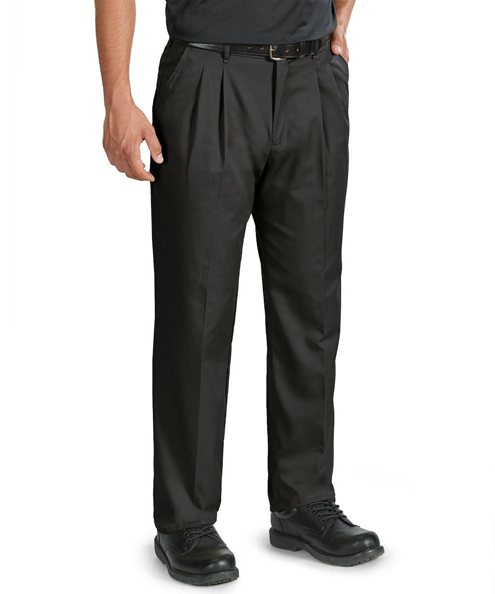 SofTwill® Pleated Pants for Company Uniform Rental Programs