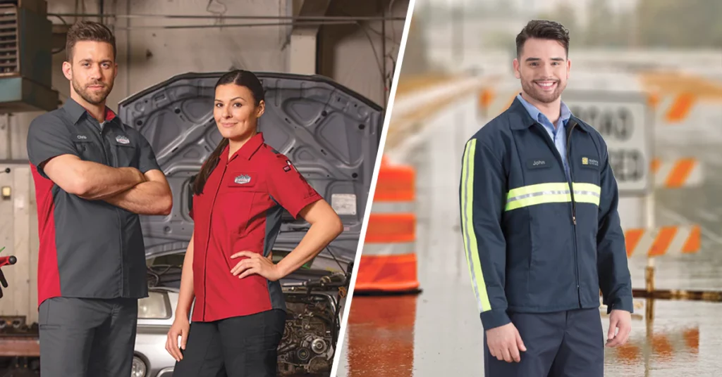 UniFirst automotive work uniforms promote and protect auto business