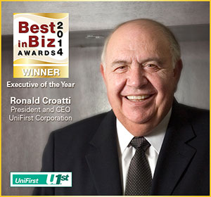 Ronald Croatti, UniFirst CEO, Best in Biz Executive of the Year 2014