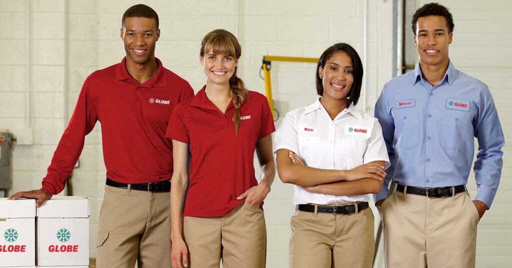Business uniforms make a great gift for your employees this holiday season
