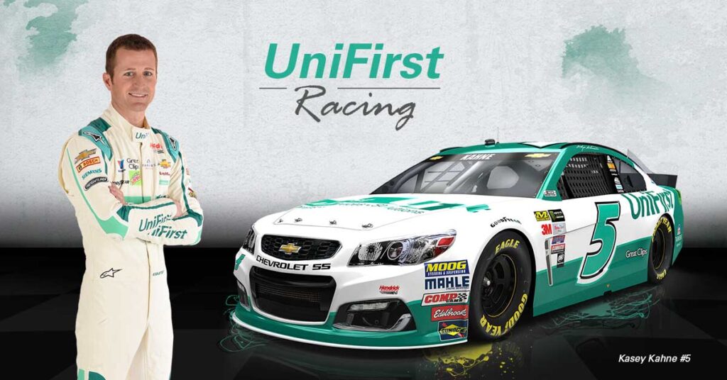 Kasey Kahne will drive the number 5 UniFirst Chevrolet SS at the Talladega 500 NASCAR Cup Series
