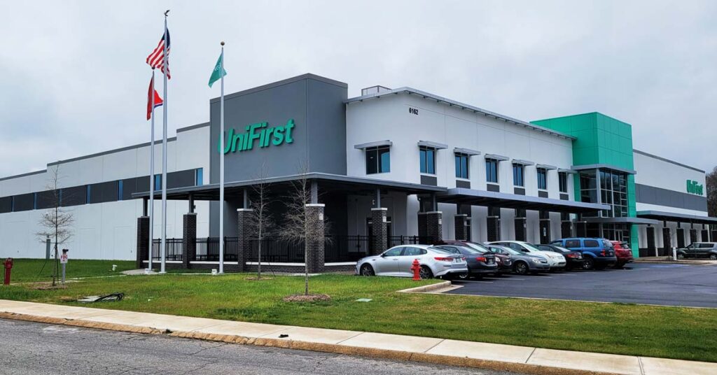 UniFirst's new 66,000-square-foot, state-of-the-art industrial laundry plant