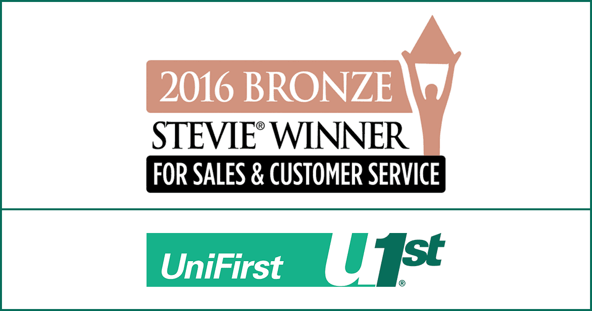 UniFirst Wins 2016 Stevie Award for customer Service