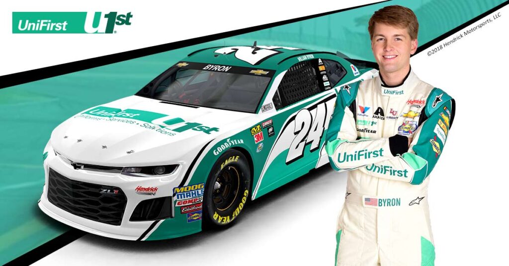 UniFirst Racing with William Byron and his Chevy Camaro ZL1