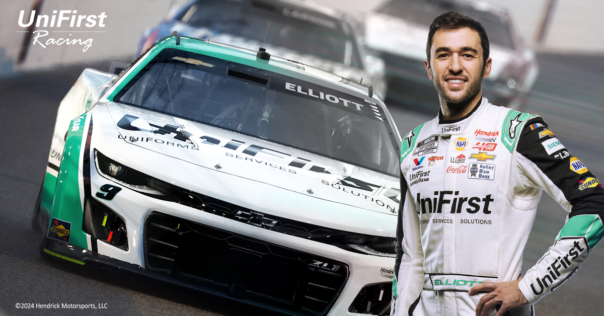 Chase Elliott and the UniFirst No. 9 Chevrolet Camaro ZL1 make Round of 12 playoff race at Kansas Speedway.