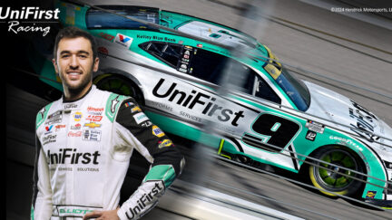 The UniFirst No. 9 Chevy makes NASCAR playoff appearance with Chase Elliott behind the wheel.