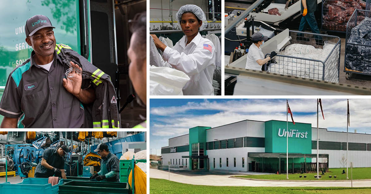 Various UniFirst Team Partners working on-site at UniFirst locations throughout North America.