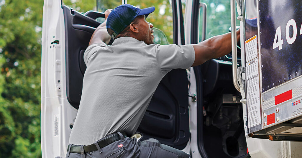 The Pro Airflow Work Shirt provides unmatched breathability and ventilation for workers in hot and humid work environments.