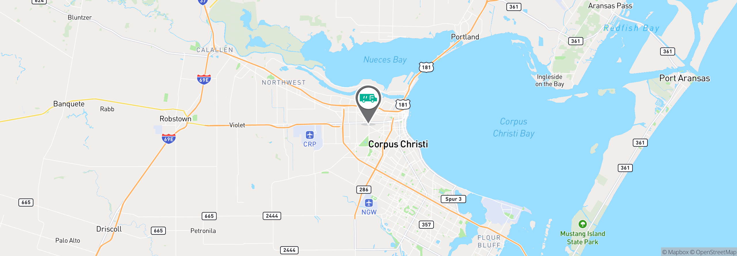 Map Image For corpus christi tx facility services