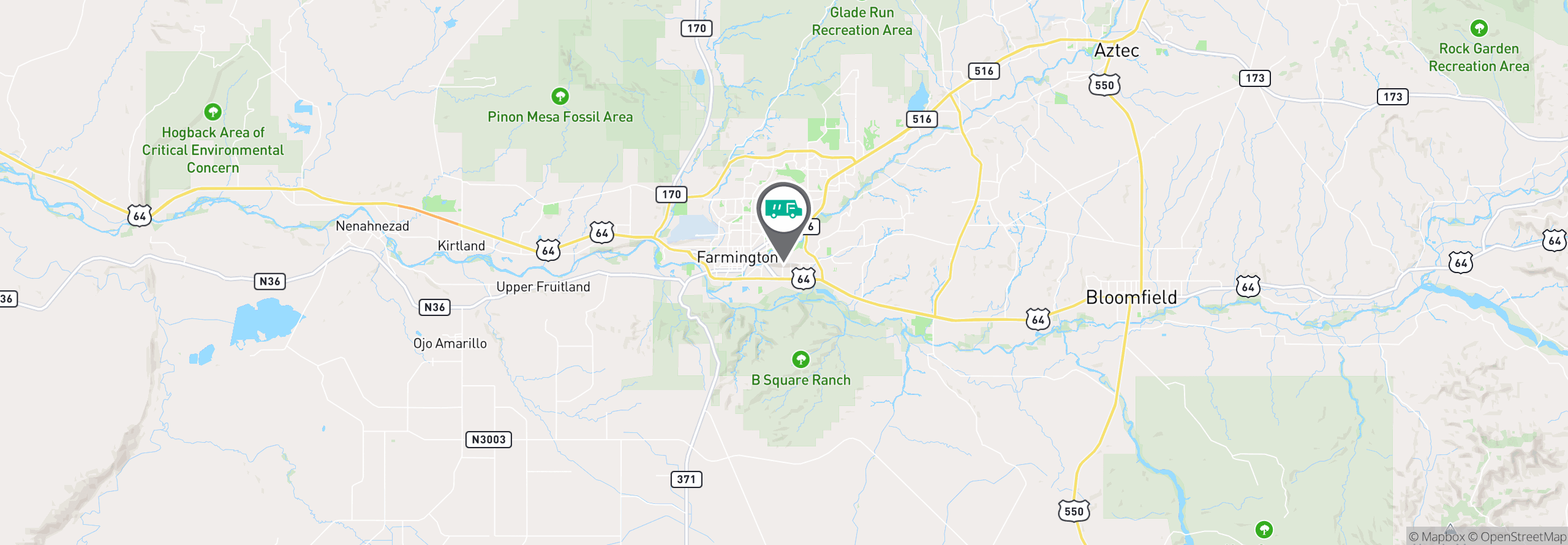 Map Image For farmington nm uniforms