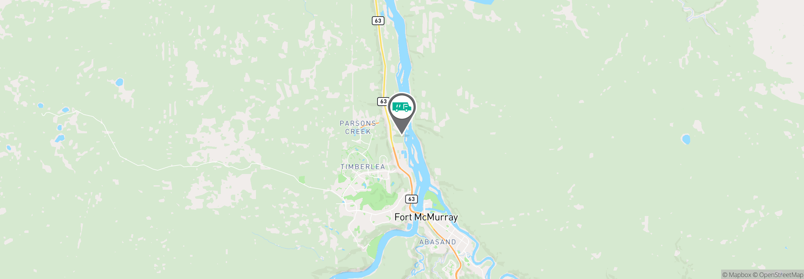 Map Image For fort mcmurray ab uniforms