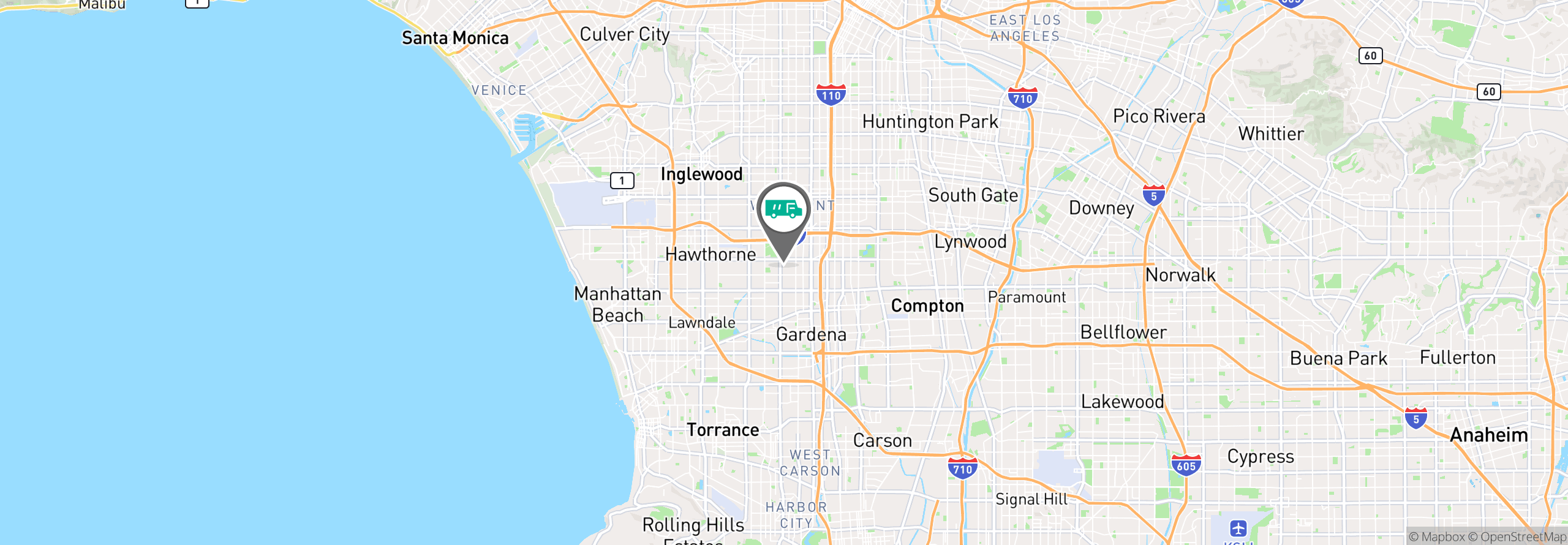 Map Image For gardena ca facility services