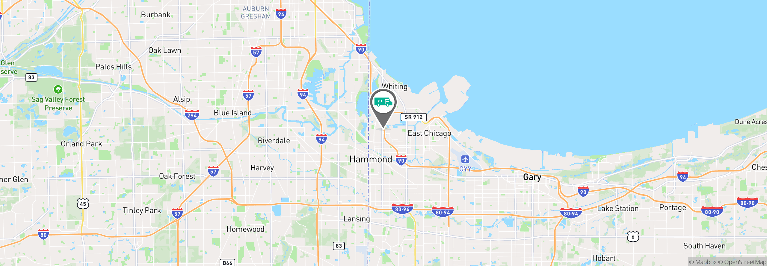 Map Image For hammond in uniforms