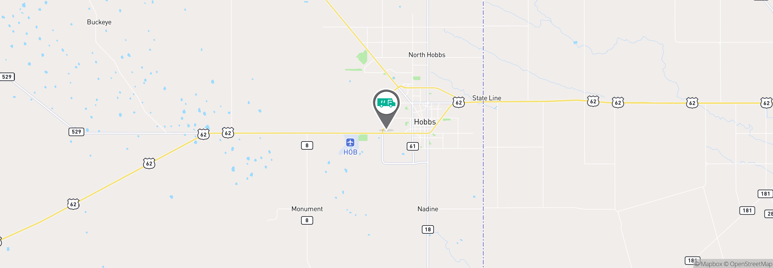Map Image For hobbs nm uniforms