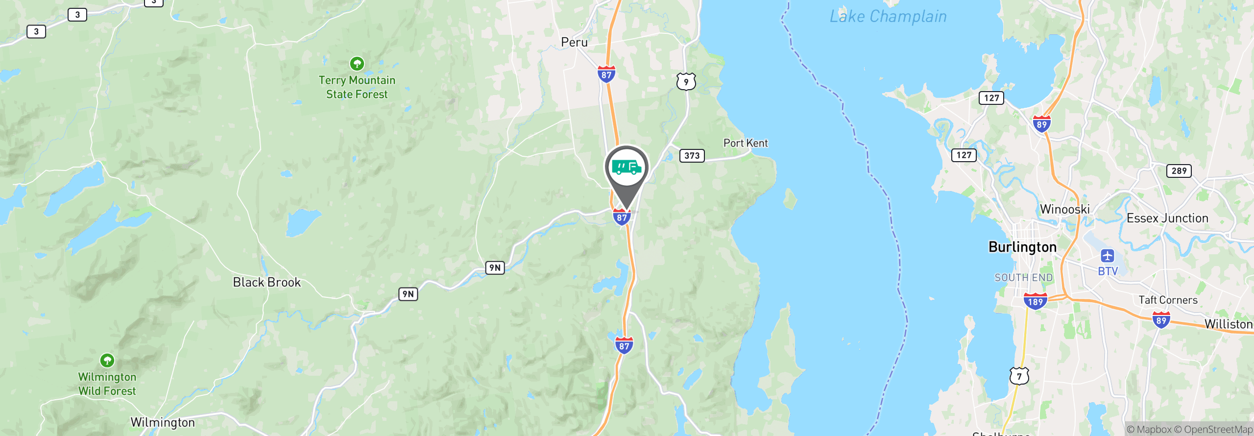 Map Image For keeseville ny uniforms