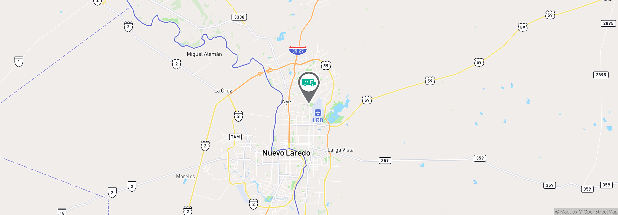 Map Image For laredo tx uniforms