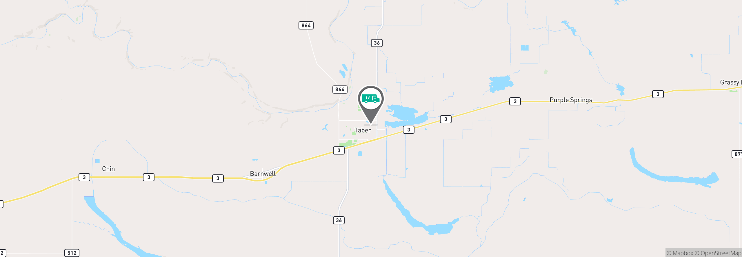 Map Image For lethbridge ab uniforms