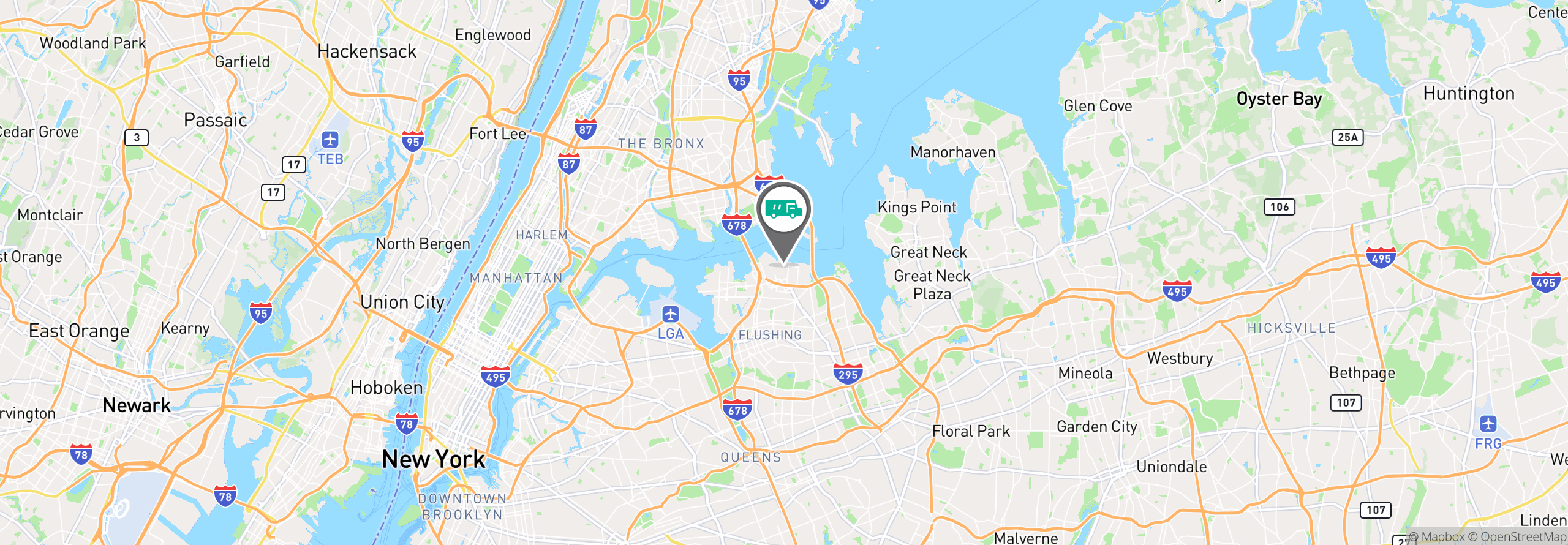 Map Image For metro ny uniforms