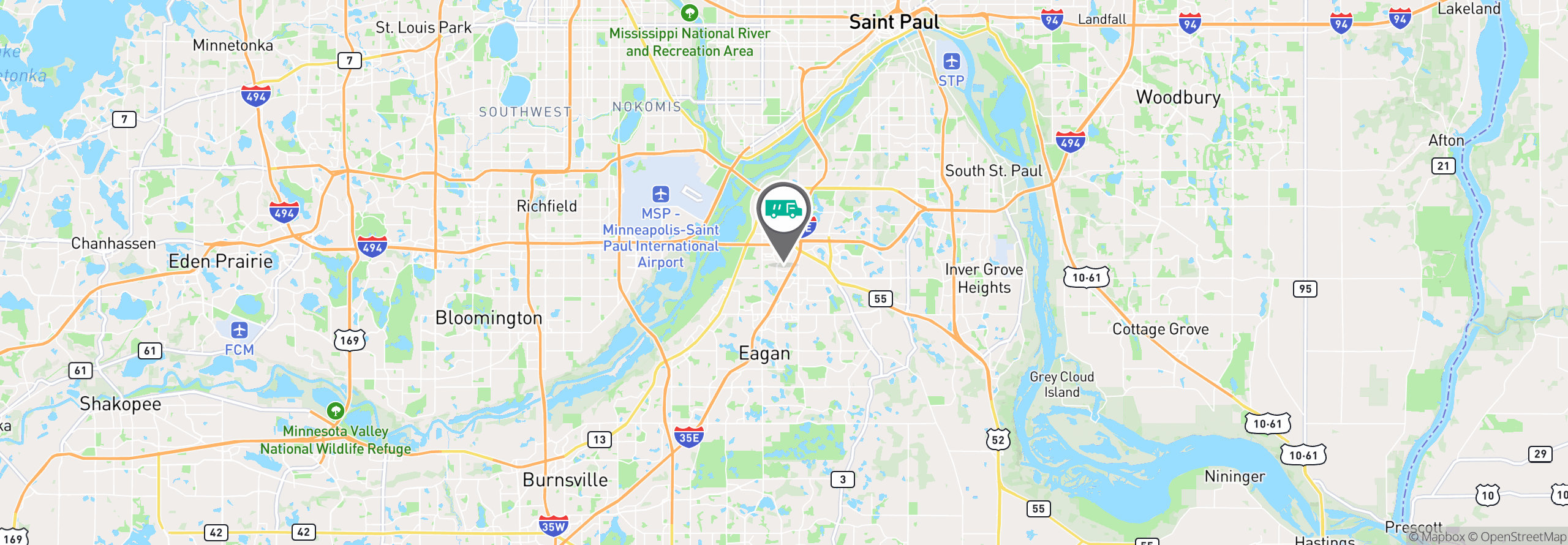 Map Image For minneapolis mn uniforms