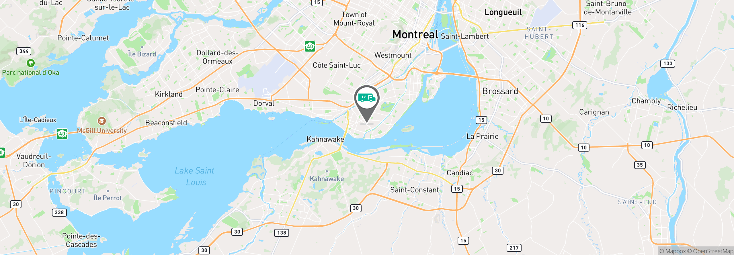 Map Image For montreal qc facility services
