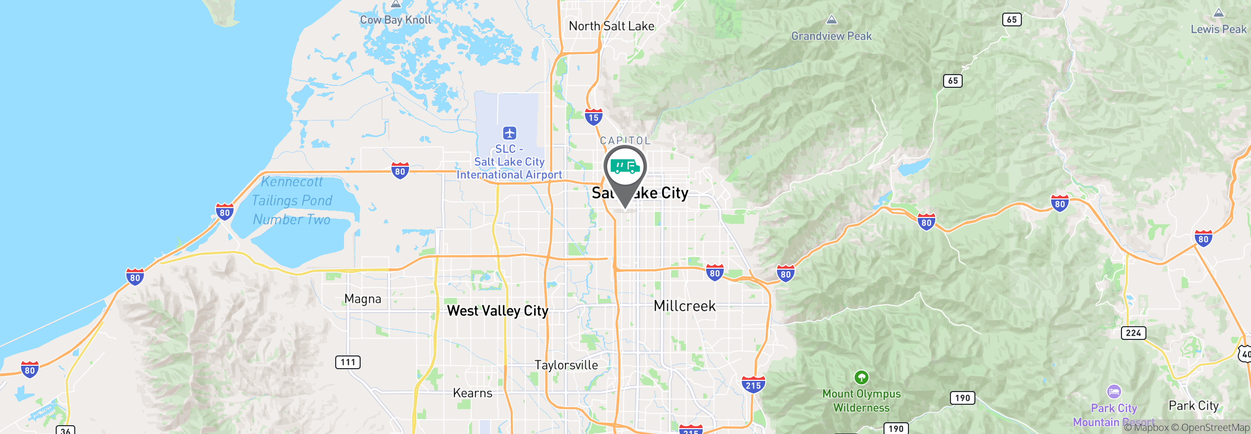 Map Image For salt lake city ut facility services