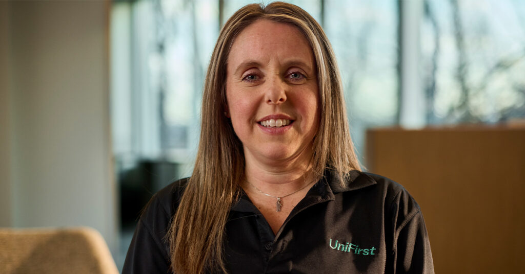 Portrait of a UniFirst representative standing confidently