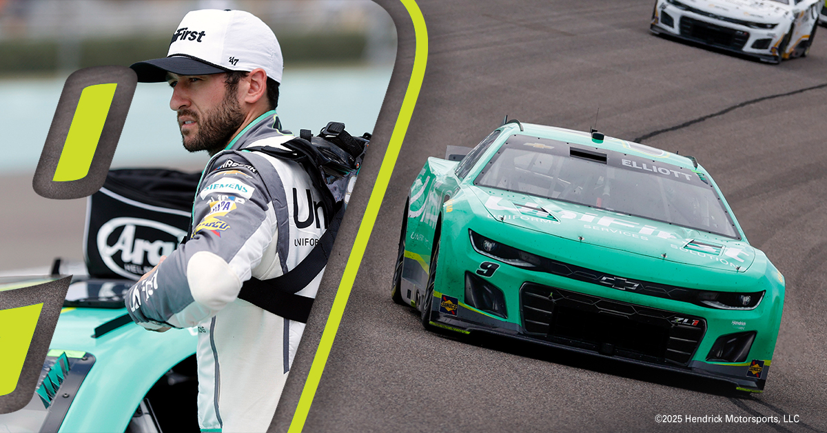The UniFirst No. 9 Chevy and driver Chase Elliott gear up for their next race in Michigan on Sunday, June 8.
