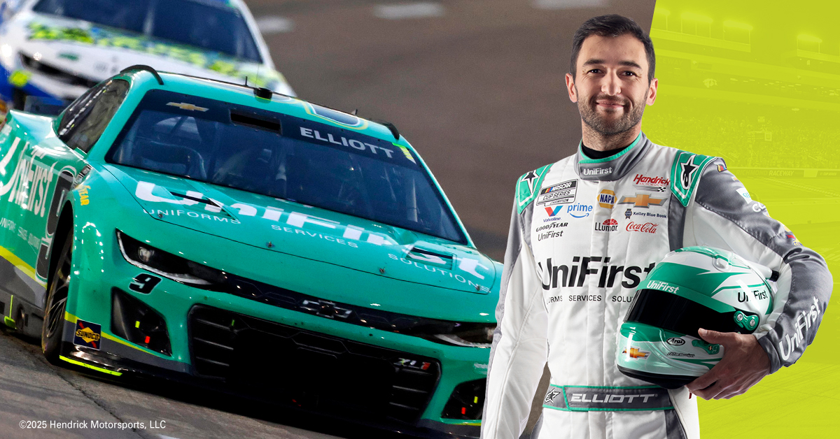 Chase Elliott and the No. 9 UniFirst Chevy head to Charlotte Motor Speedway Roval for Sunday Oct. 5 NASCAR Cup Series Playoff Race.