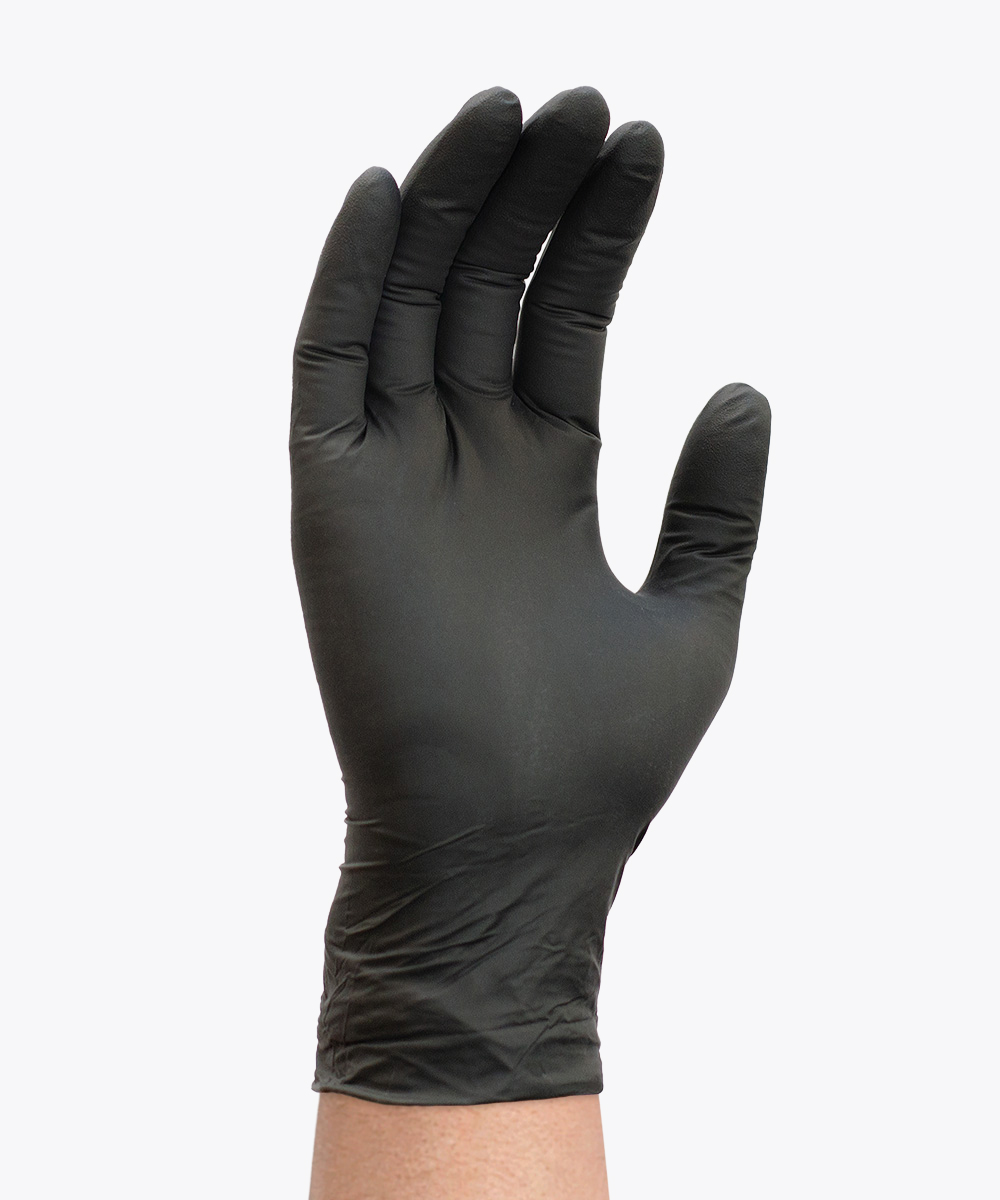 black protective glove